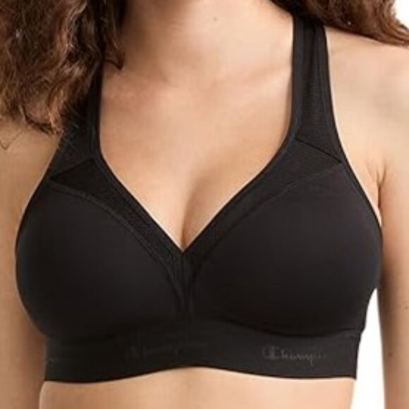 Champion Women's V-Neck, Racerback, Moisture-Wicking, Moderate Support, Sports B - Picture 9 of 10